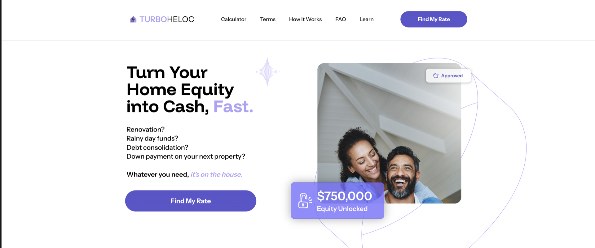 TurboHELOC, fintech project by Isaac Benyakar